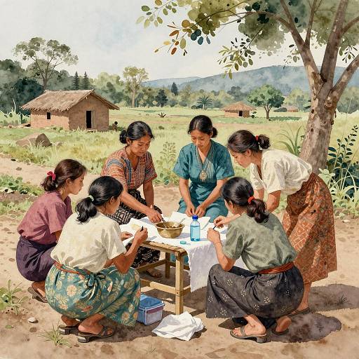 Caring Hands in a Rural Village