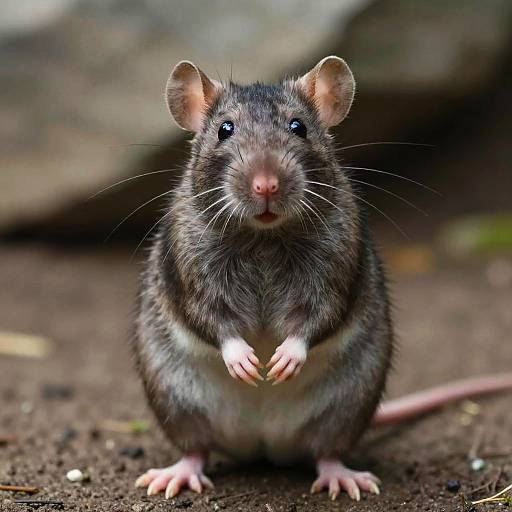Photorealistic Detailed Full-Body Rat