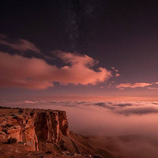 Mesmerizing Celestial Desert Landscape