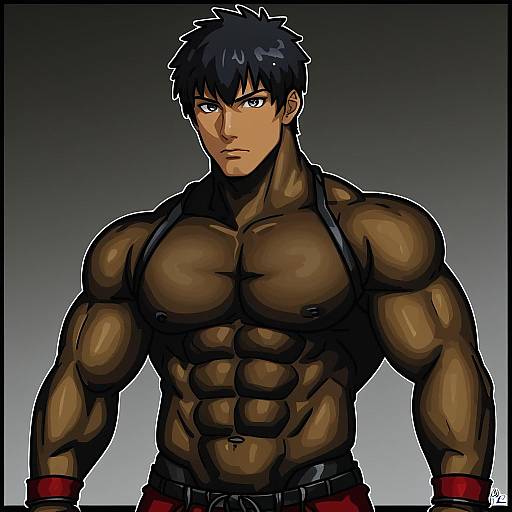 Illustration of Arash (fate), fate (series) in the style of Nyaru (nyaru 4126)