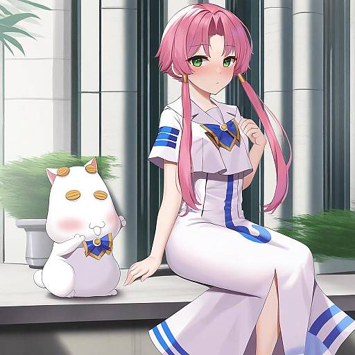 Illustration of Aria pokoteng, aria (manga) in the style of Koh (minagi kou)