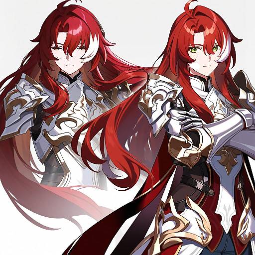 Illustration of Argenti (honkai: star rail), honkai: star rail in the style of Hiememiko