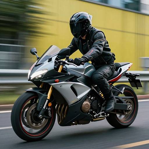 Cyberpunk Elf on Motorcycle