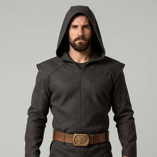 Vintage Male Superhero Portrait