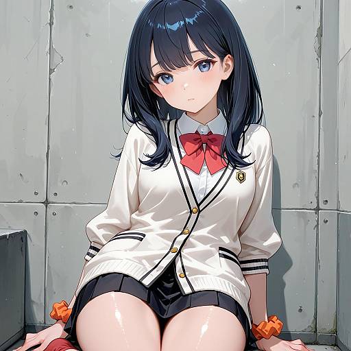 Rikka Takarada in School Uniform