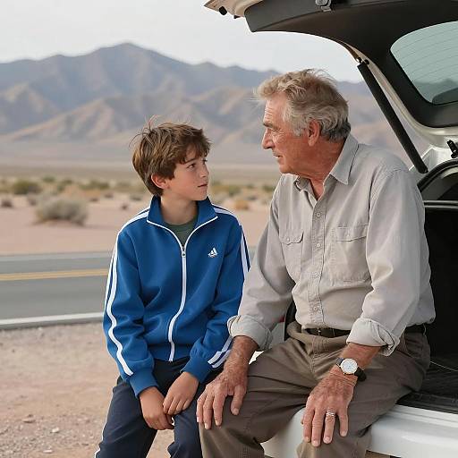 Heartfelt Bonding in the Desert