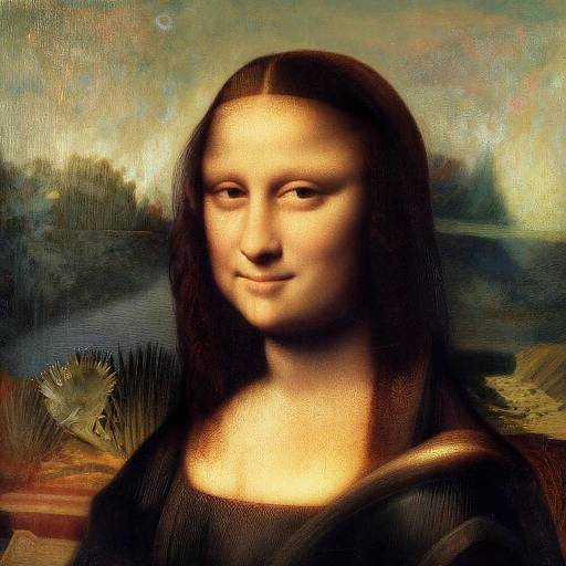 Asian Mona Lisa in Renaissance Style