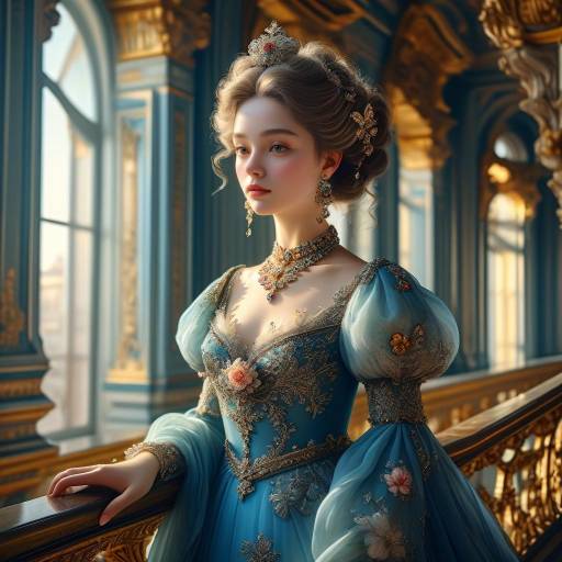 Regal Portrait of a Majestic Queen