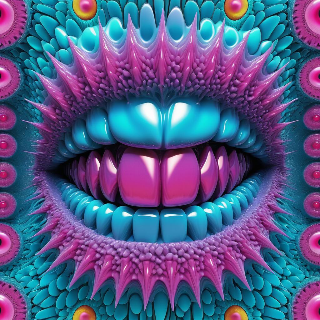 Hyper-Realistic Surreal Psychedelic Entity