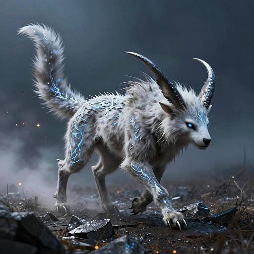 Pallid Manticore on Frostbitten Moors