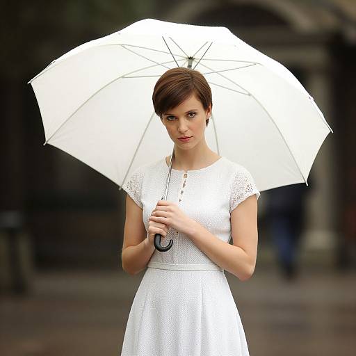 Realistic Mary Poppins with Umbrella