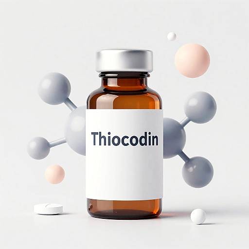 Futuristic Thiocodin Medicine Illustration