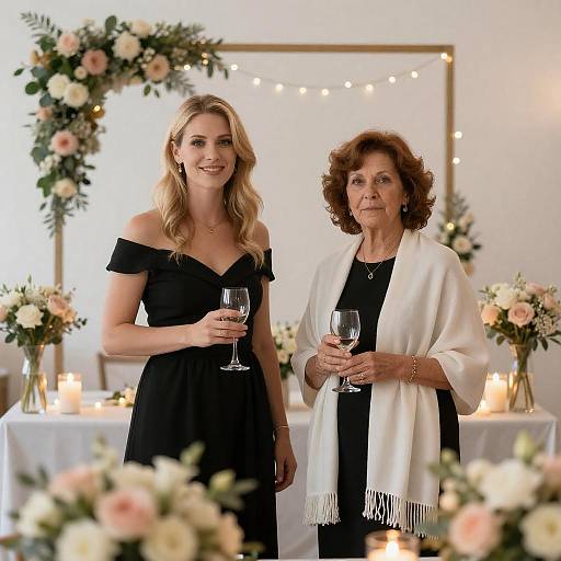 Elegant Indoor Women’s Portrait with Decor