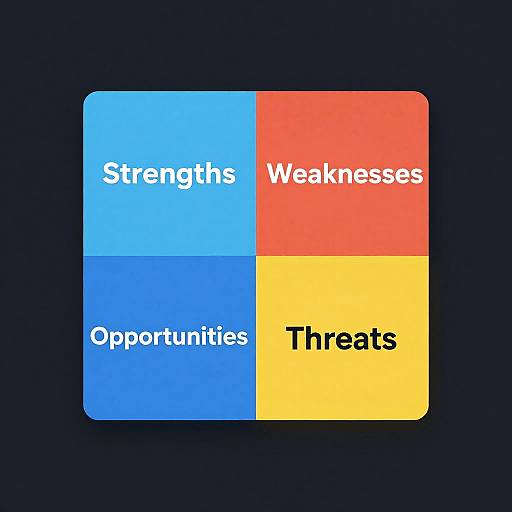 Dynamic SWOT Business Infographic