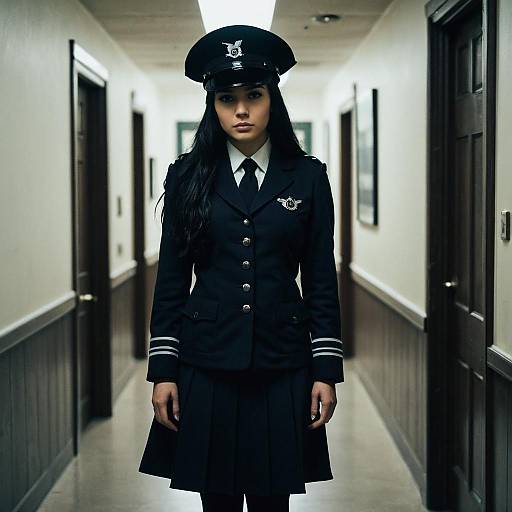 Nevermore Academy Uniform Portrait