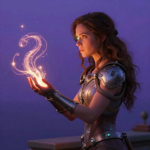 Enchanted Portrait of a Ukrainian Woman