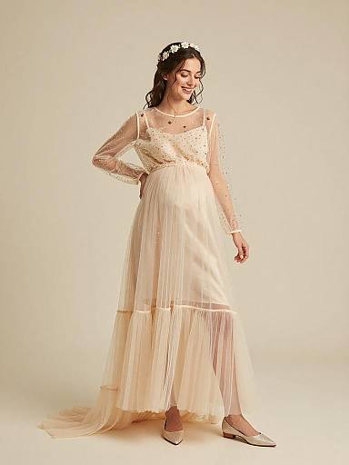 Ethereal Fairy Maternity Fashion Portrait