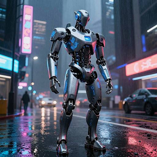 Futuristic Cyberpunk Turtle Robot