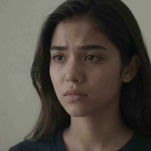 Introspective Young Woman Portrait