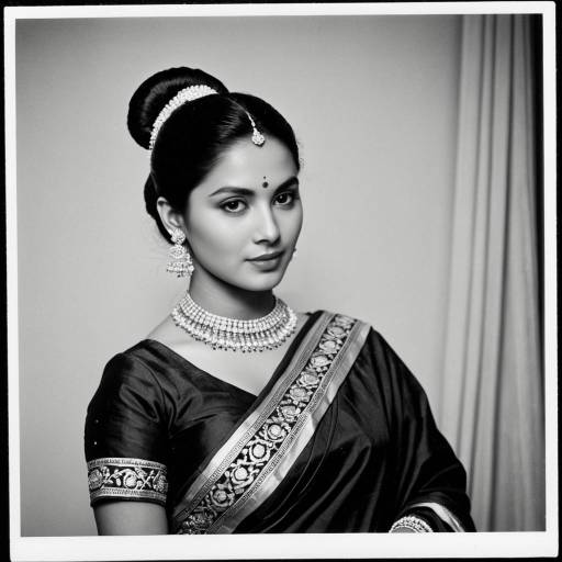 Vintage Mandakini Cosplay in Classic Style