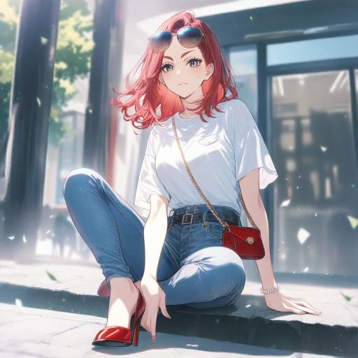 Stylish Girl in Tokyo Revengers Outfit