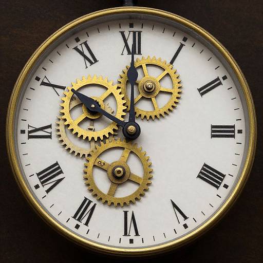 Recursive Fractal Clock Bending Time