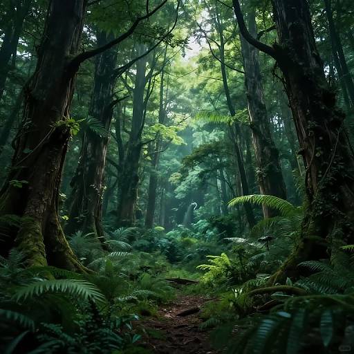 Ancient Forest Scene Restoration