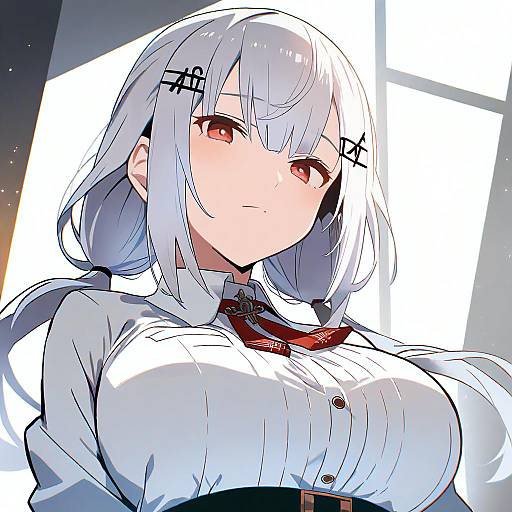 Illustration of Hakase fuyuki, nijisanji in the style of Tamago (yotsumi works)