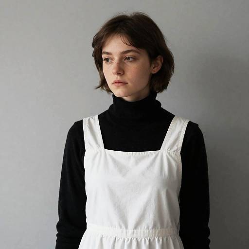 Portrait of a Young Woman in Soft Lighting