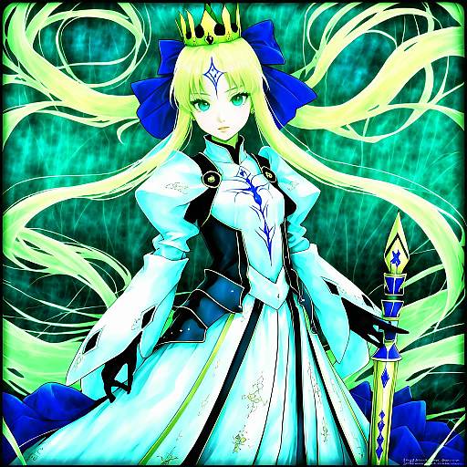 Illustration of Artoria caster (third ascension) (fate), fate/grand order in the style of K-suwabe