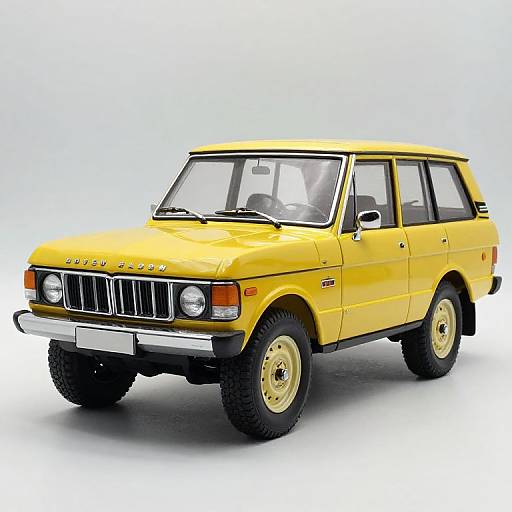 Yellow 1970 Land Rover Range Rover Model