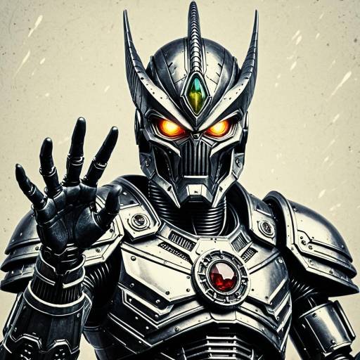 Alien Overlord in Retro Super Villain Style