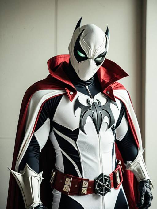 Man in Spawn Cosplay Costume