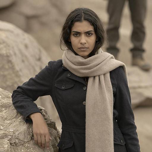 Portrait of a Young Woman in Nature