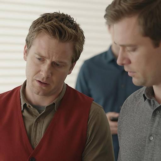 Close-Up Portraits of Two Men
