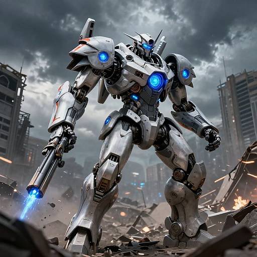 3b3t Sci-Fi Mech Warrior Battle