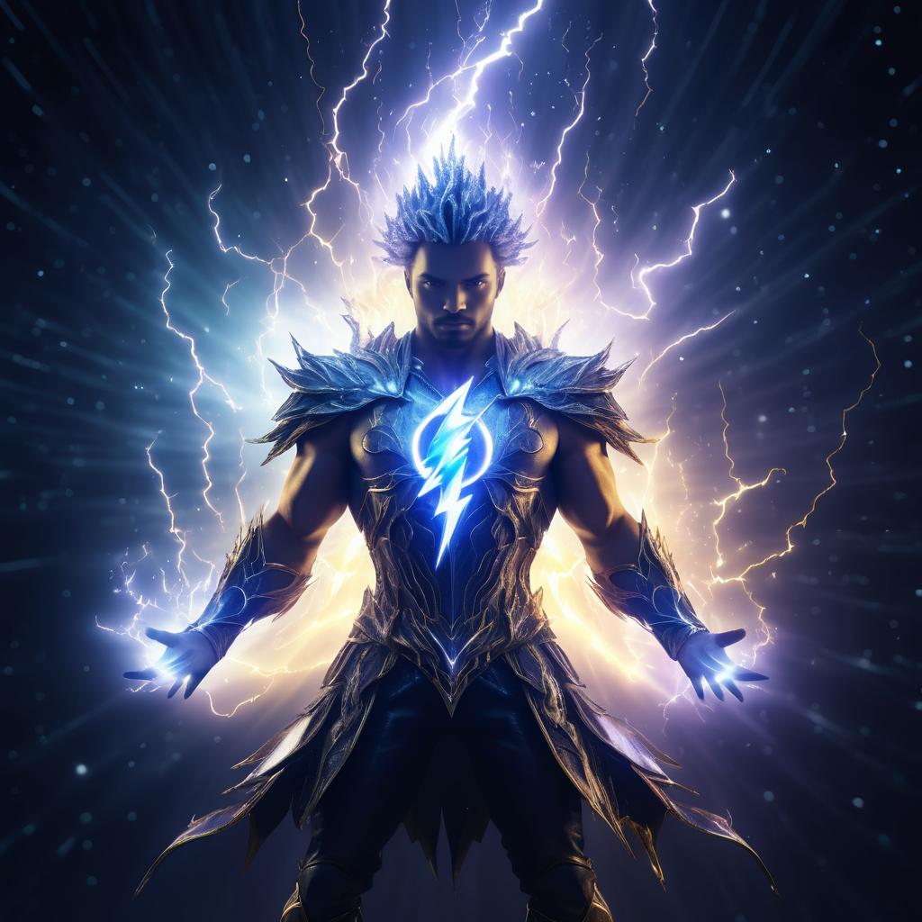 Ethereal Lightning Elemental Artwork