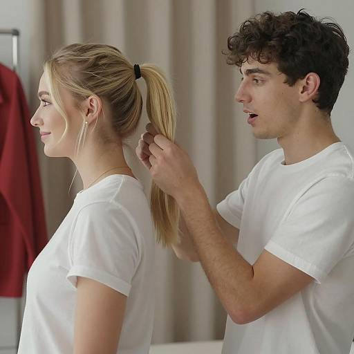 Candid Moment Between Friends Captured