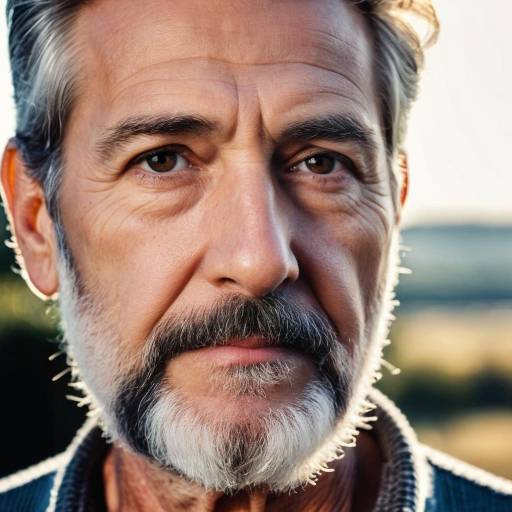 Hyper Realistic Portrait of a Thoughtful Man