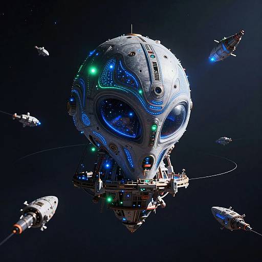 Mysterious Alien Generator in Space