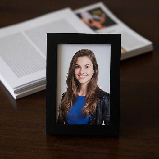 Framed Portrait in a Dim Setting