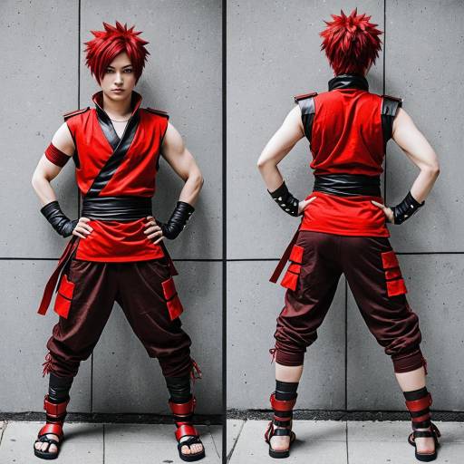 Gaara-Inspired Cosplay Costume Design