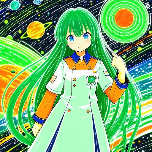 Illustration of Alice carroll, aria (manga) in the style of Namauni