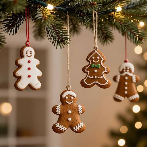 Warm Gingerbread Christmas Decorations