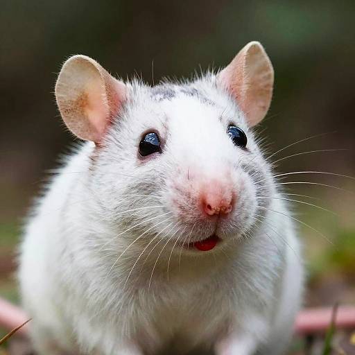 Realistic Rat Portrait with Makeup