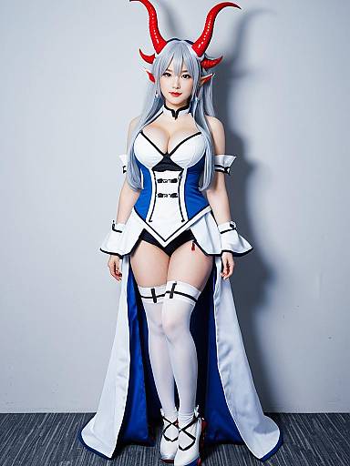 Cosplay photo of hakuryuu (azur lane). Costume clothes