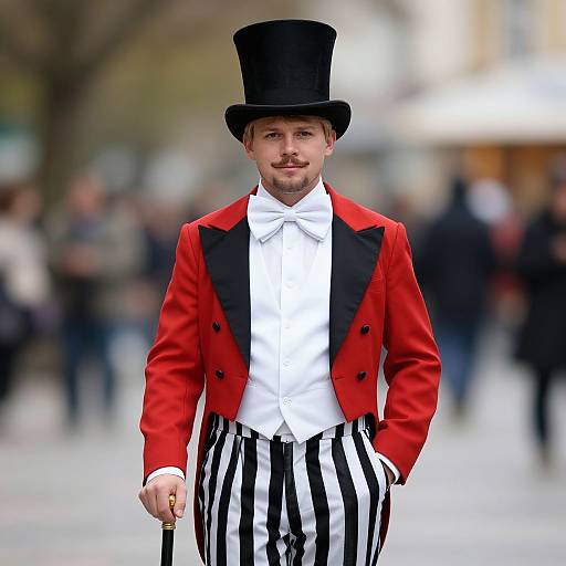 Man in Mad Hatter Costume