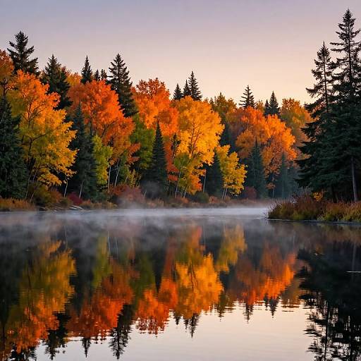 Sunrise Over Little Bearskin Lake