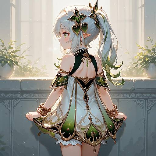 Masterpiece Female Character Back View