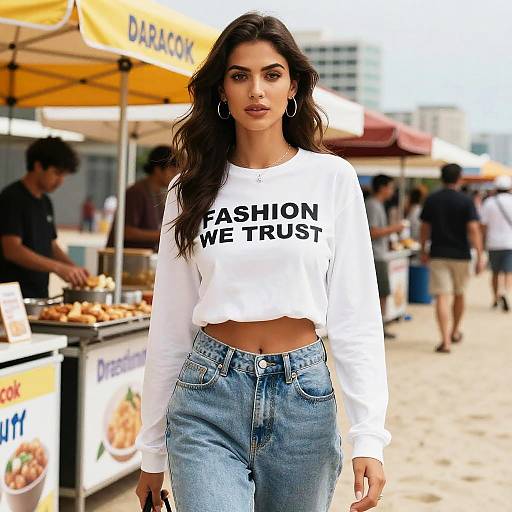 Urban Streetwear at Beachside Vendor